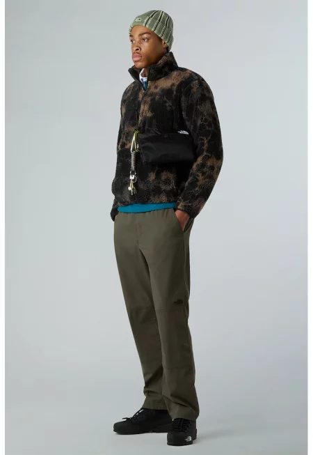 Яке с къс цип Extreme Pile 2 - Черен/Кафяв