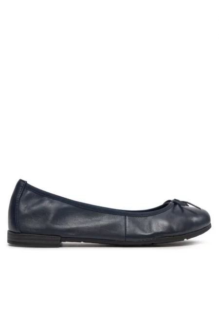 Балерини  303580803 - Естествена кожа - тъмносини