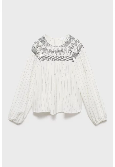 Блуза с ръкави реглан