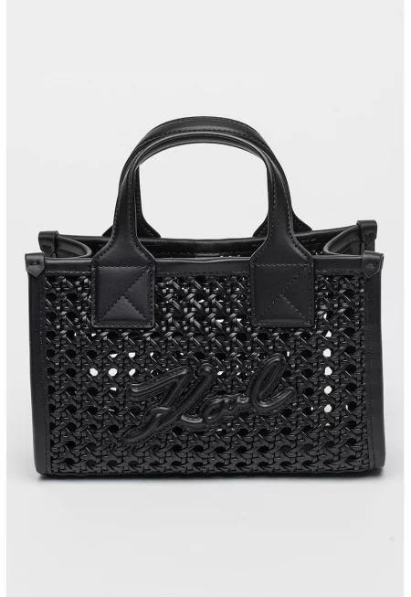 Чанта през рамо Skuare с отделяща се презрамка - Черен