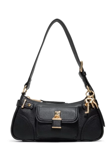 Чанта за рамо Amandra с регулираща се презрамка - Черен