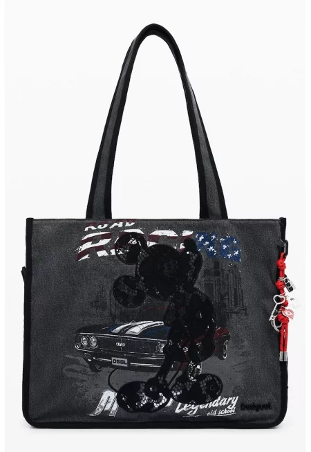 Чанта за рамо с фигурален принт