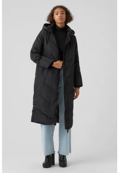 Дълго зимно яке с качулка