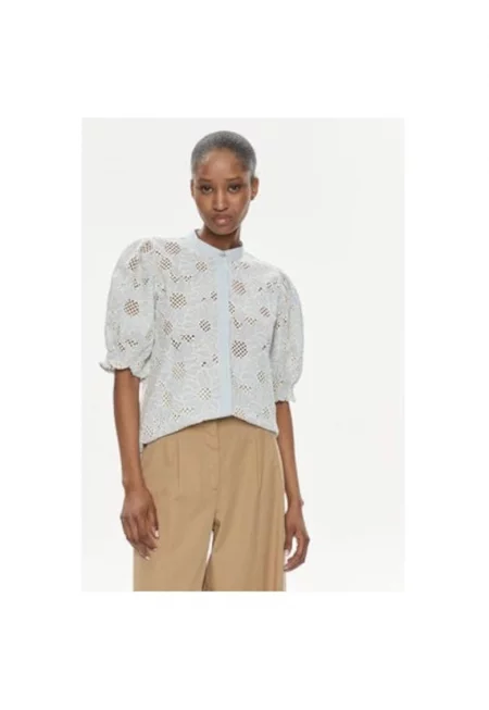 Дамска блуза  303956912 - Органичен памук - Син - Син