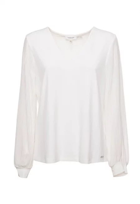 Дамска блуза  M0LH7876 - Бял