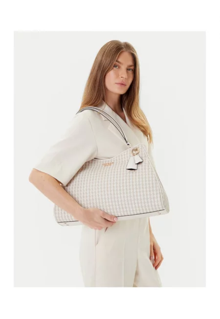 Дамска чанта  Mirema WHITE MULTI - 30x45см