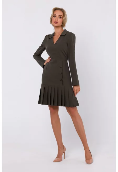 Дамска рокля - Полиестер - Ma1`sdf