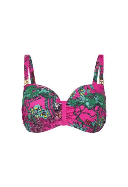 Дамски бански сутиен  C17UN5 A10 - Полиамид/Еластан - Розов