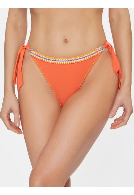 Дамски бикини -  303570842 - Полиамид/Еластан - Оранжев