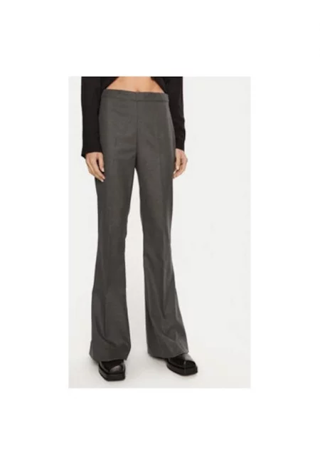 Дамски панталон -  304134852 - Сив полиестер