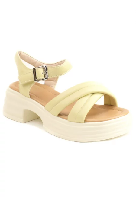 Дамски сандали 49013 - Жълт