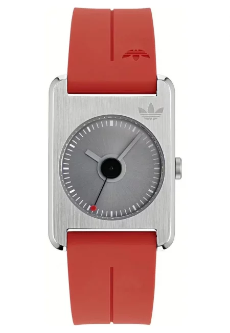 Дамски силиконов часовник  RETRO POP ONE сребрист 31x9 мм