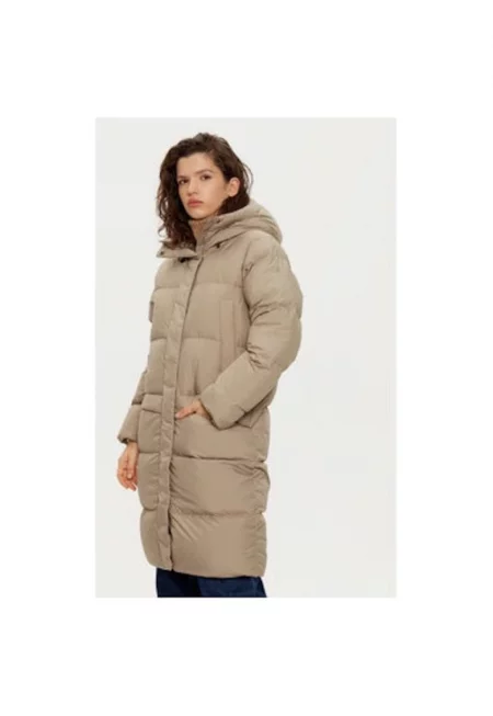 Дамско яке -  304107917 - Рециклиран полиестер - Бежов - Бежов