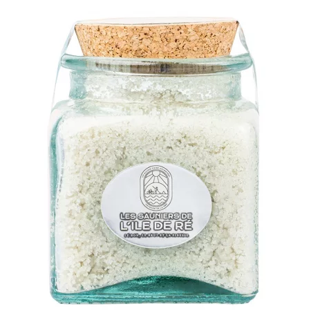 Едра сива морска сол от Ил дьо Ре (стъклен буркан), 400 g