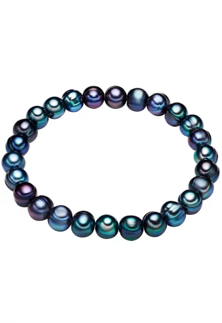 Гривна със сладководно култивирани перли - Син