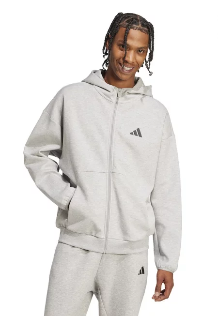 Худи Future Icons с цип - Черен/Светло сив