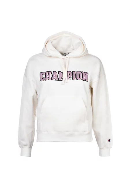 Худи с лого - Бял