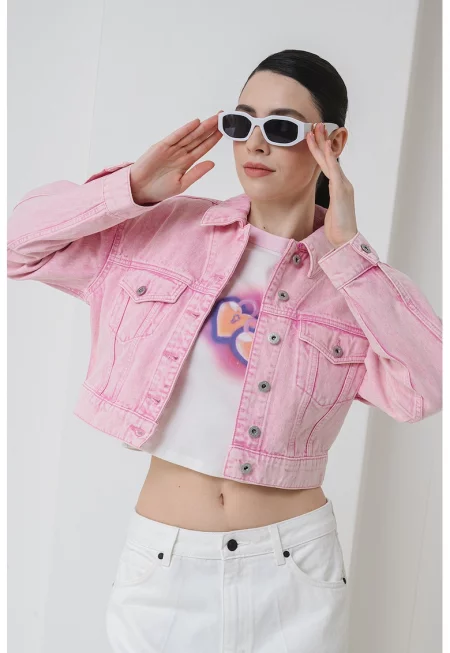 Късо яке Galatea от деним