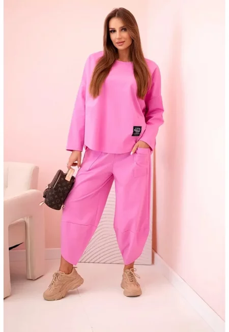 Комплект суичър и панталон - Един размер