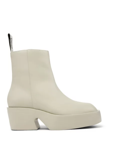 Кожени боти Billie с масивен ток