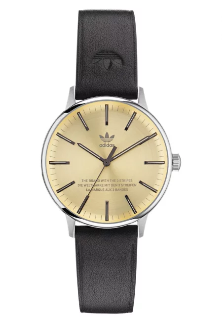 Мъжки часовник  CODE ONE - черна силиконова каишка - корпус от неръждаема стомана - кварцов механизъм - водоустойчивост 5 ATM