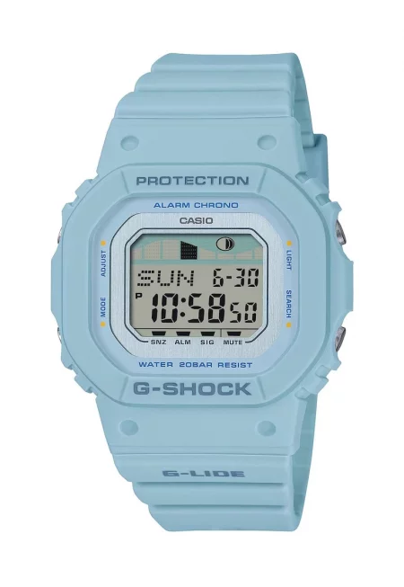 Мъжки часовник -  Пластмаса/Каучук - Кварцов механизъм - Син