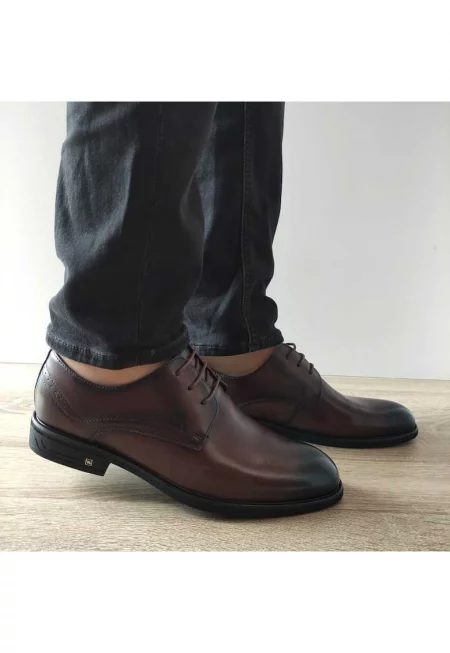 Мъжки елегантни обувки  Кафяв
