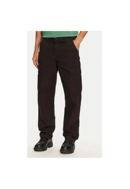 Мъжки панталони -  304236891 - Памук - Черен