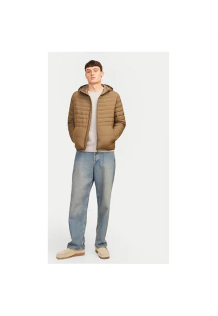 Мъжки пуловер -  304514340 - Органичен памук/Памук - Бежов - Бежов