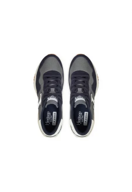 Мъжки спортни обувки - C367S2517 -  Текстил - 46 EU - Тъмносин/Сив