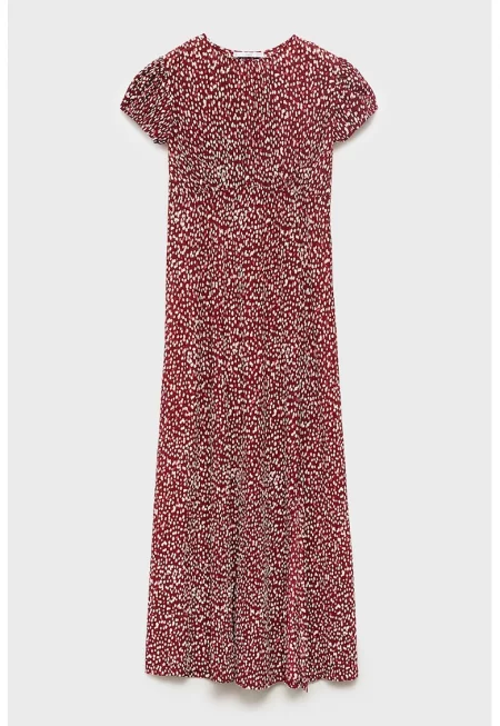 Миди рокля с цепка встрани