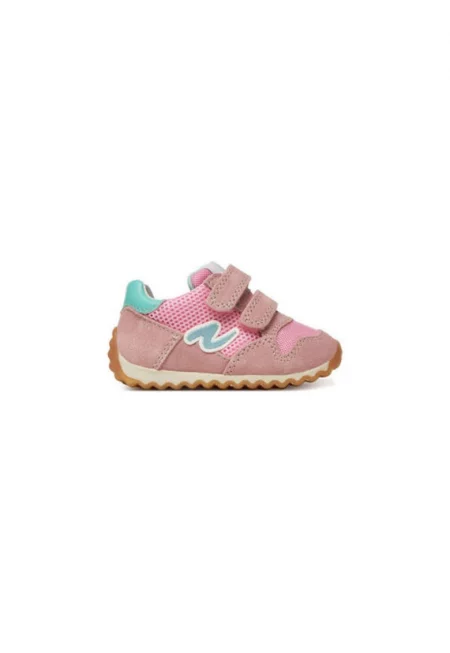 Момичешки маратонки  NATURINO SAMMY 2 VL. - Естествена кожа - Розово