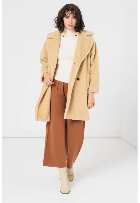 Палто Osanna с вълна и двойни ревери