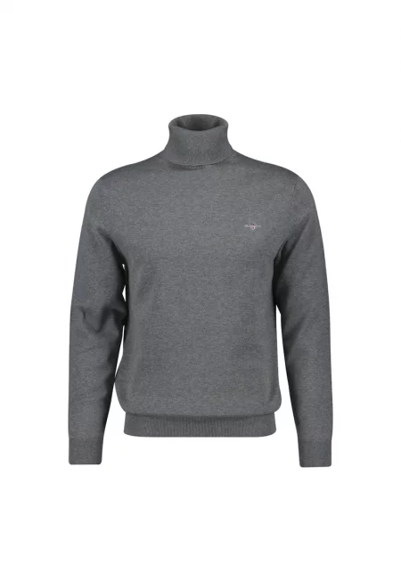 Памучен пуловер с поло