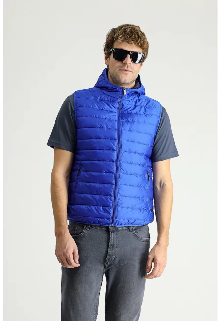 Подплатен елек с качулка