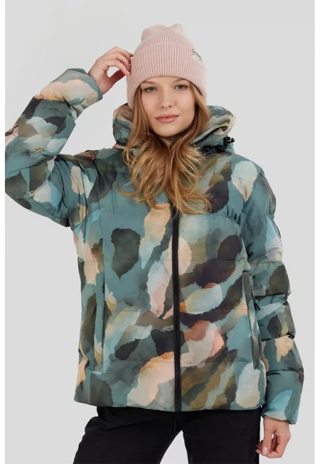 Подплатено зимно яке Amber с отделяща се качулка