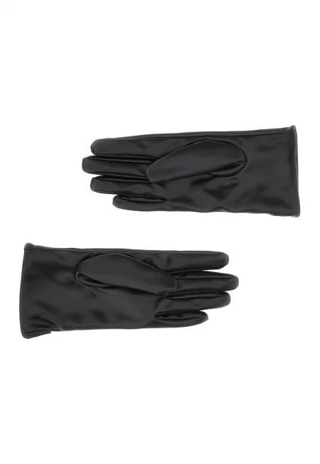 Ръкавици от еко кожа с лого