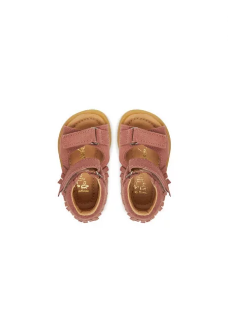 Сандали за момиче - 1145/5-44 -  Естествена кожа - Розови