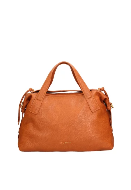 Шопинг чанта от еко кожа - Карамел