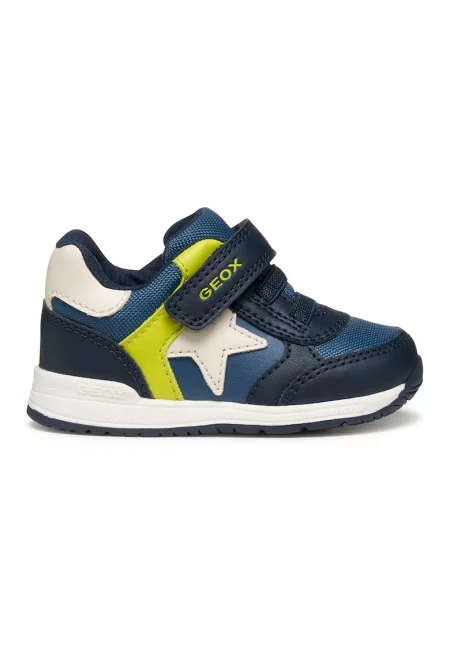 Спортни обувки от еко кожа и текстил с велкро