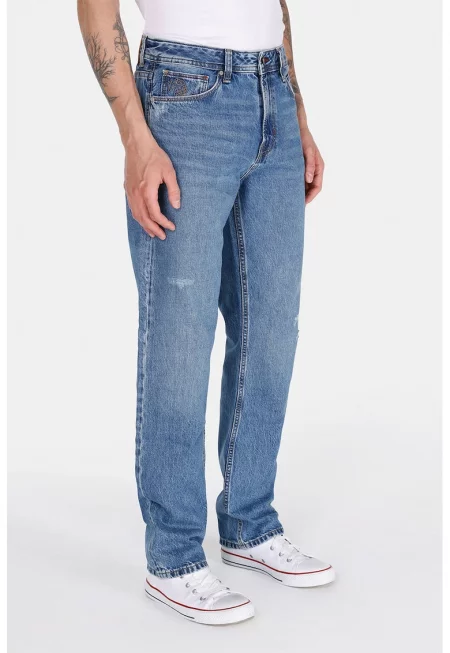 Стандартни дънки - Син меланж