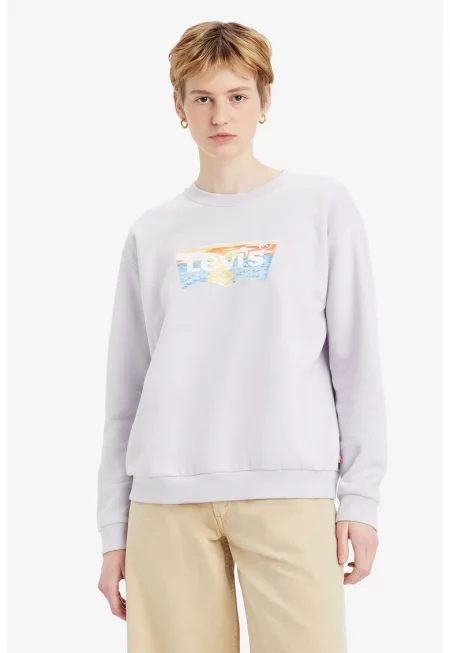 Суитшърт с овално деколте