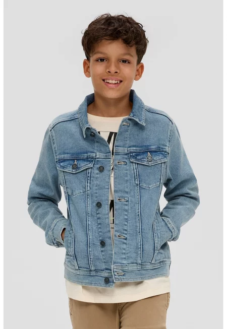 Яке от деним с джобове