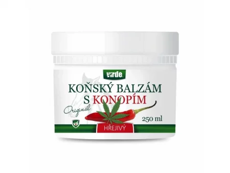 Загряващ конски балсам с конопено масло – За сковани стави и напрегнати мускули, 250 ml