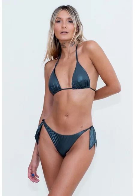 Бански тип бразилиана - 2 части - Петролно синьо