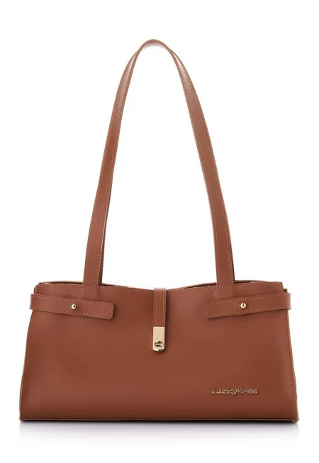 Чанта от екологична кожа с лого