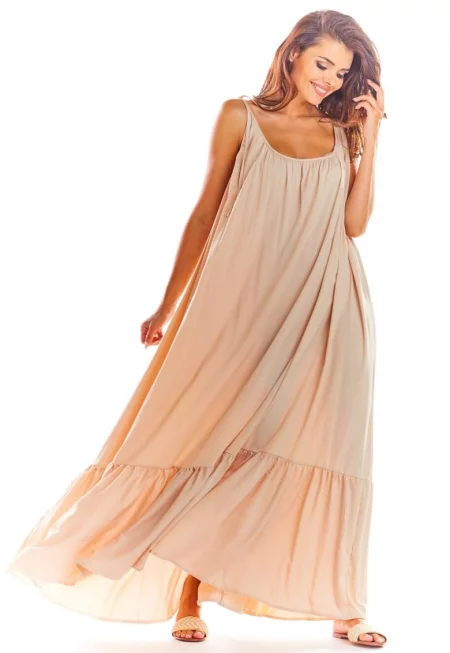 Дълга рокля без ръкави A307