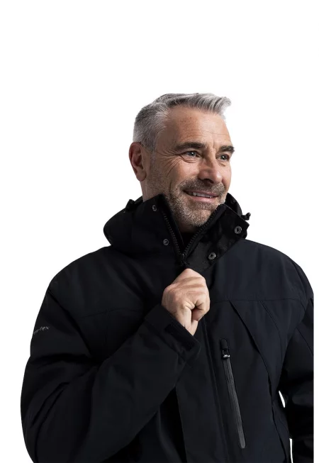 Дълго зимно яке с много джобове