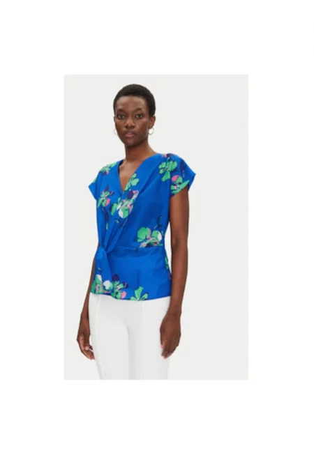 Дамска блуза  251-OUZO.F - Полиестер - Син
