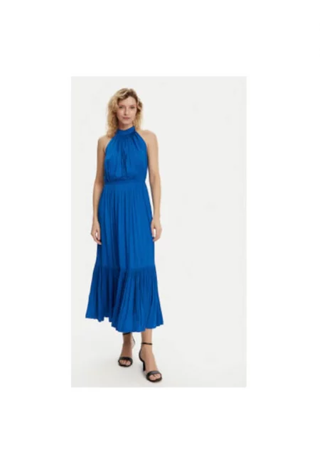 Дамска рокля  222-RAMAGE - Полиестер - 36 EU - Син